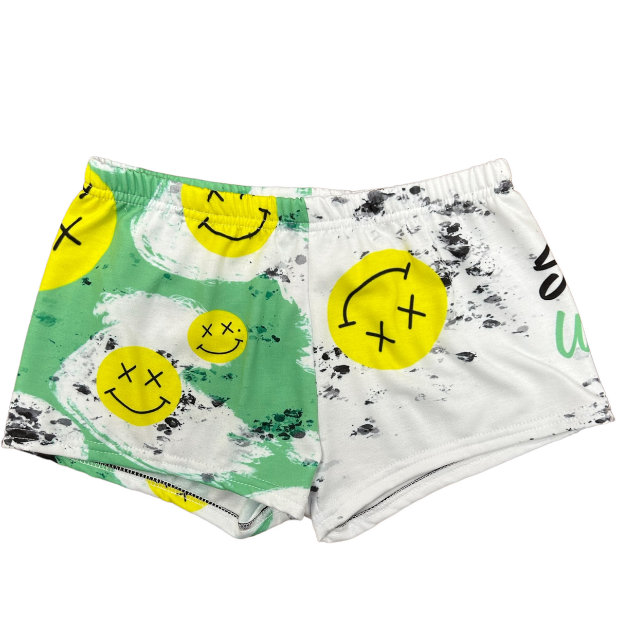 Smile More French Terry Shorts - Bee Bee Designs