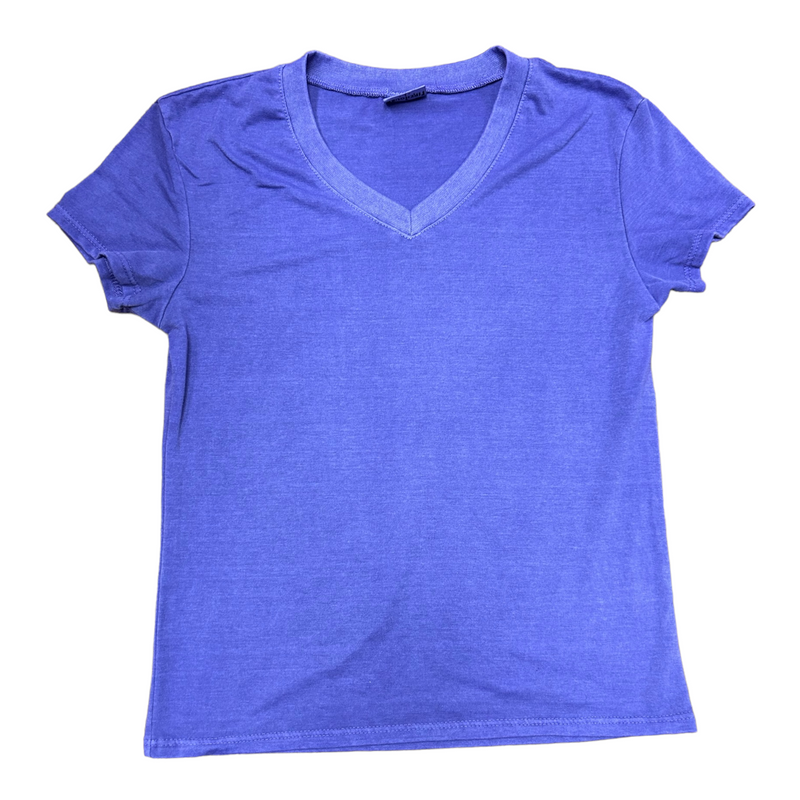 Neon Purple Firehouse V-Neck T-Shirt