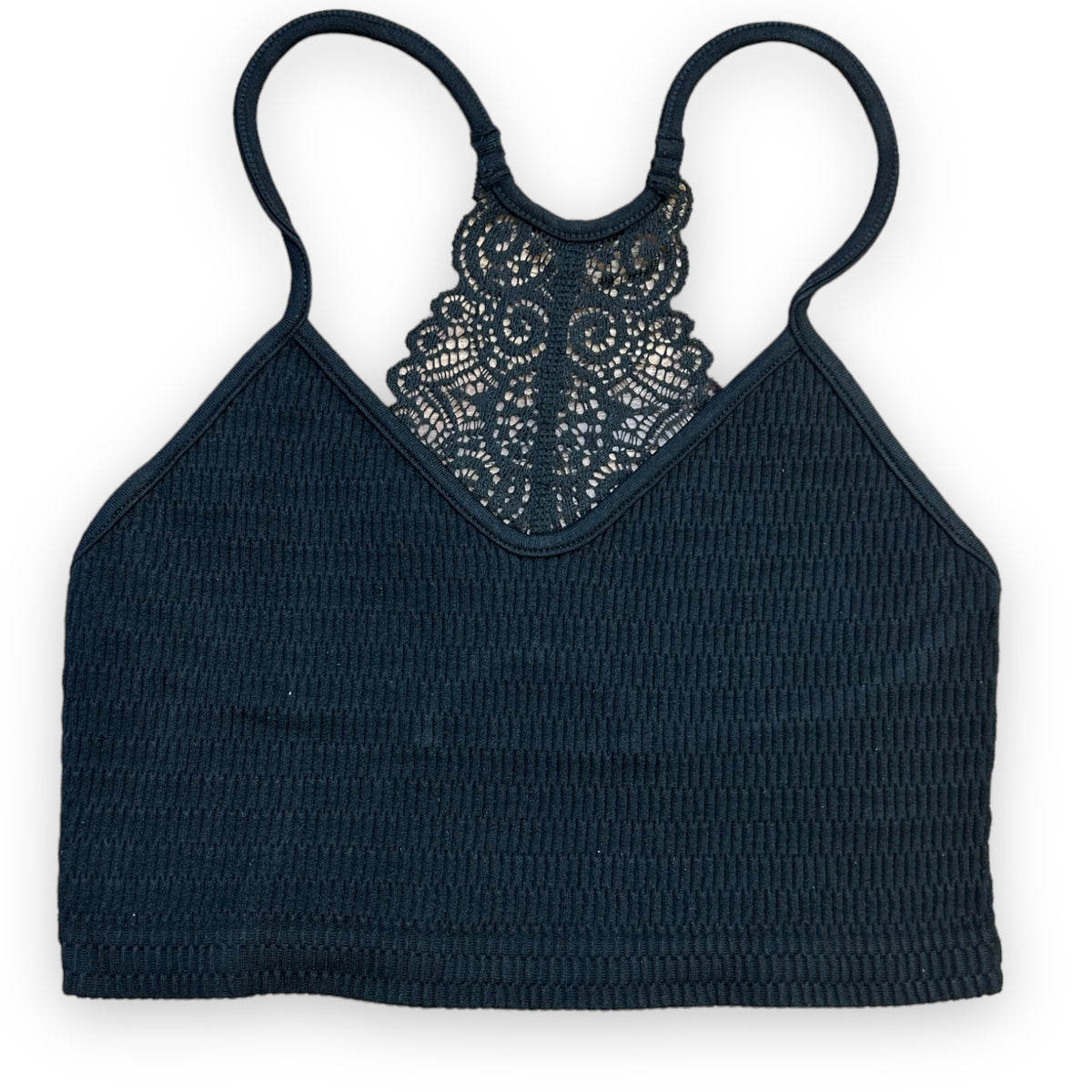V-Neck Bralette with Lace Back - Bee Bee Designs