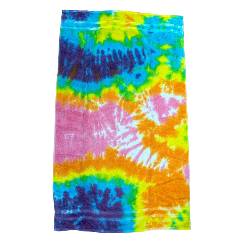 Cotton Candy Tie Dye Terry Towel