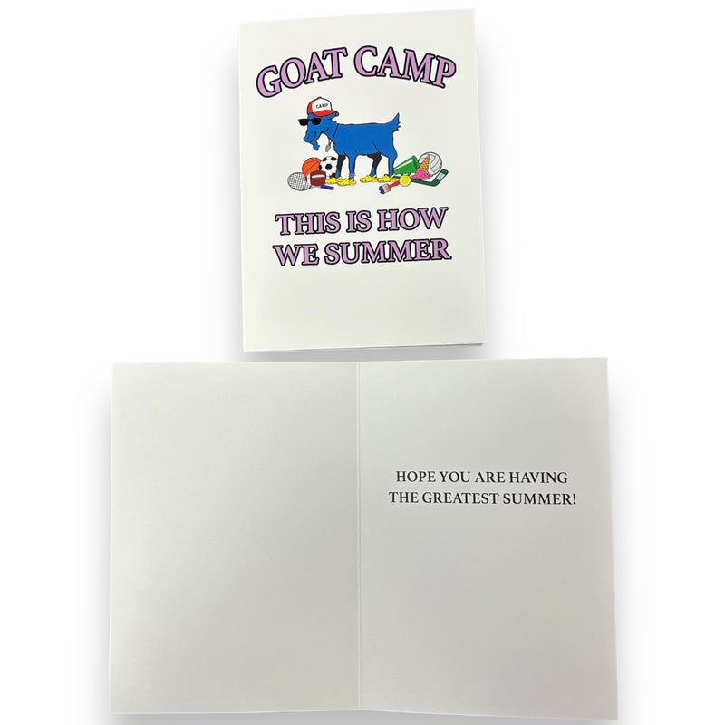 Goat Camp Card