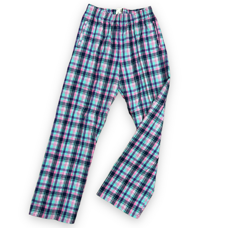 Purple, Pink, and Teal Flannel Pants