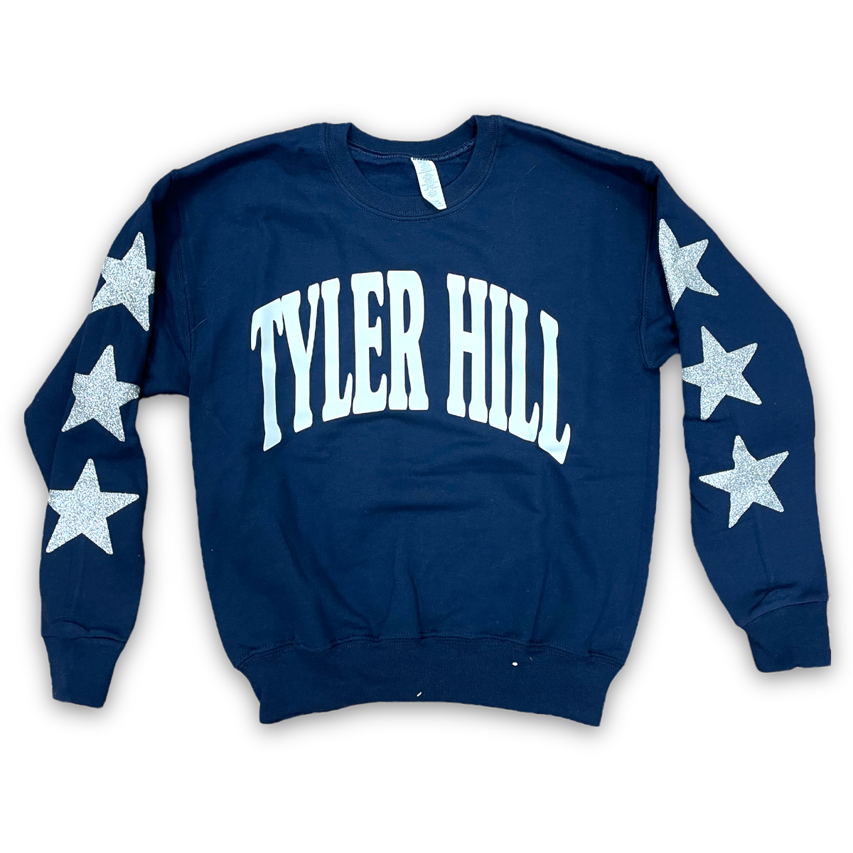 Camp Glitter Star Crew Sweatshirt - Bee Bee Designs
