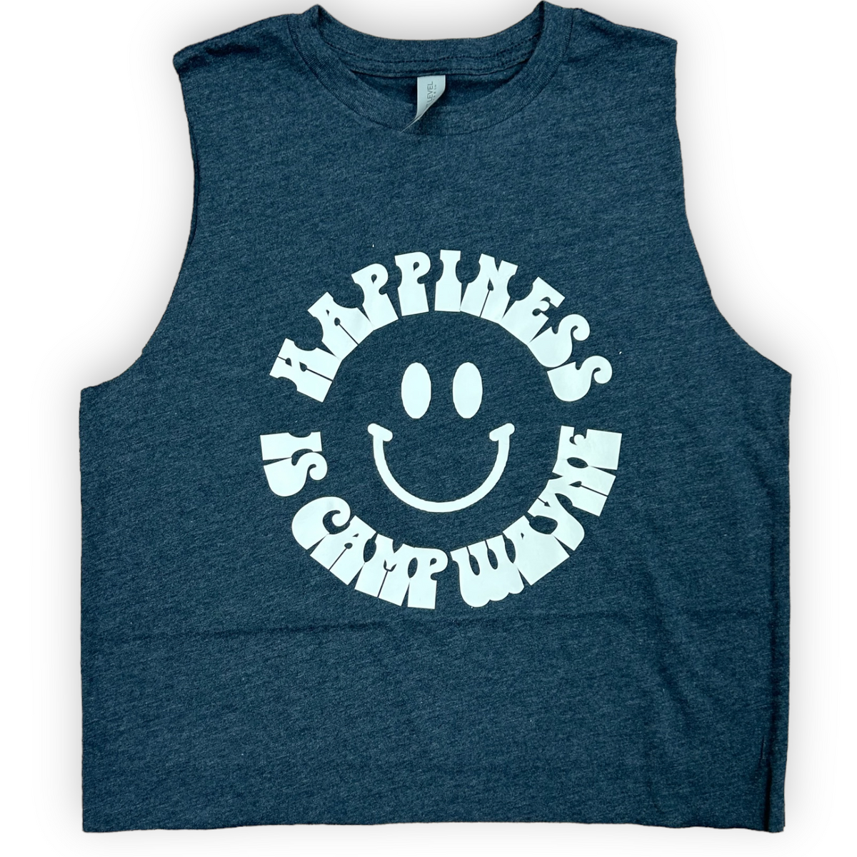 Happiness is Camp Sleeveless Shirt - Bee Bee Designs