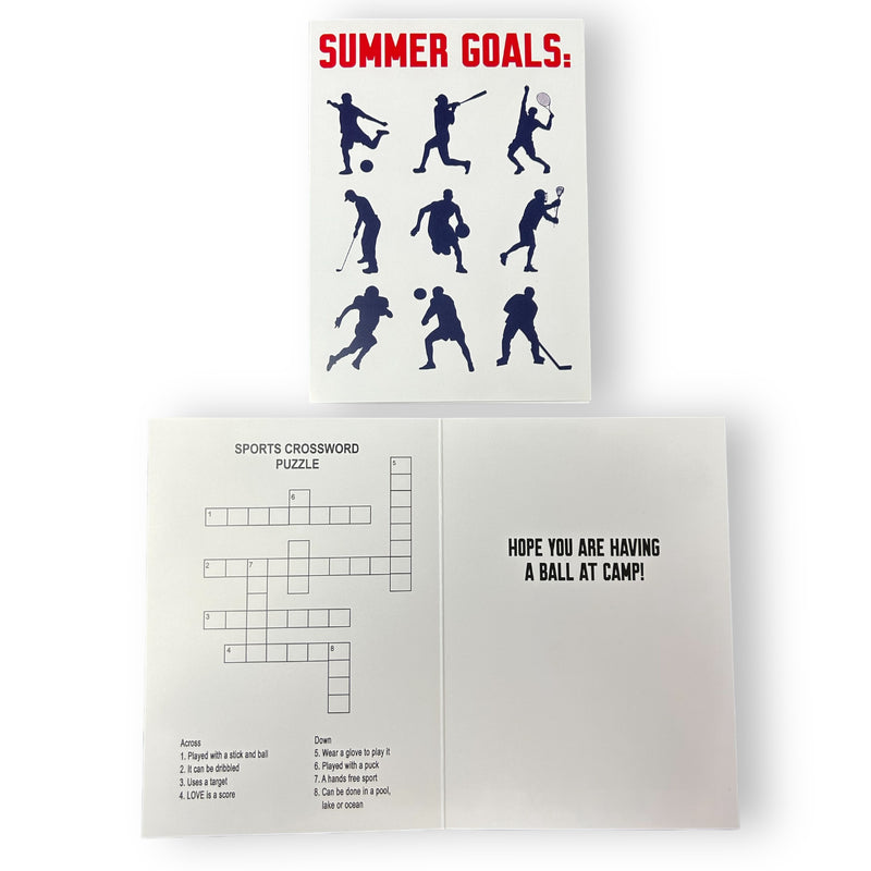 Summer Goals Sports Card