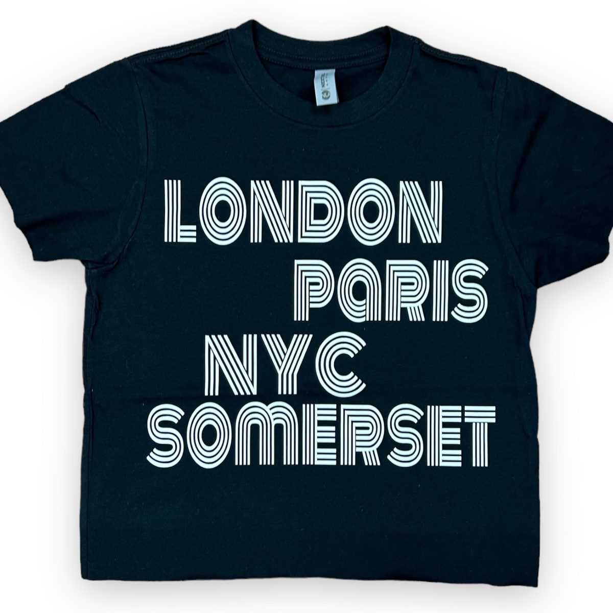 London Paris NYC Camp Shirt - Bee Bee Designs