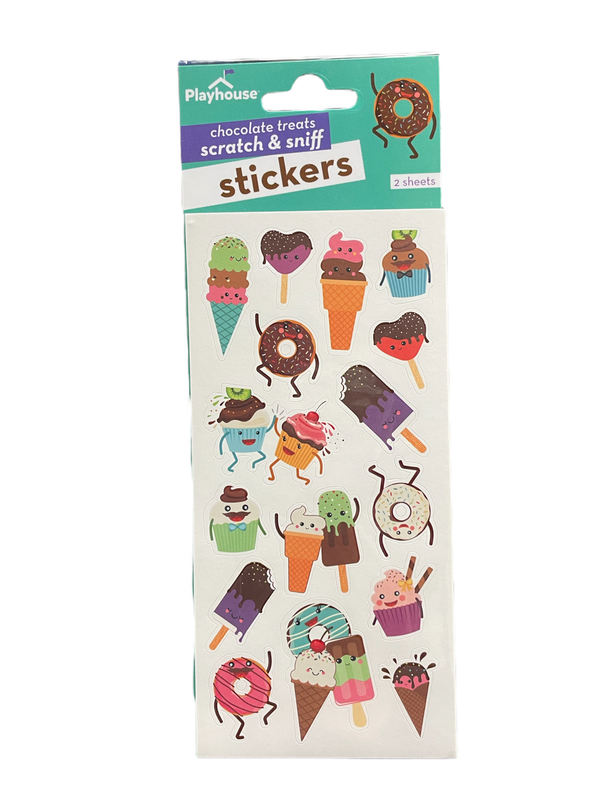Chocolate Treats Scratch & Sniff Stickers - Bee Bee Designs