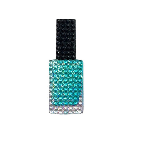 Terez Blue Nail Polish Stickerbean