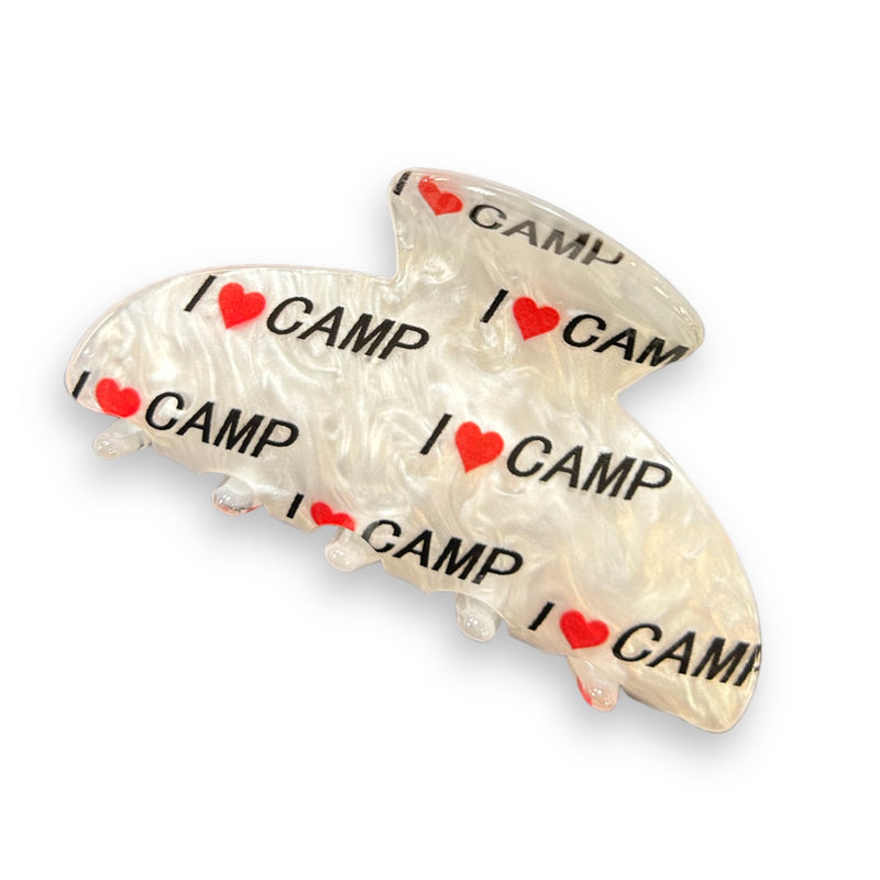 I Heart Camp Claw Clip