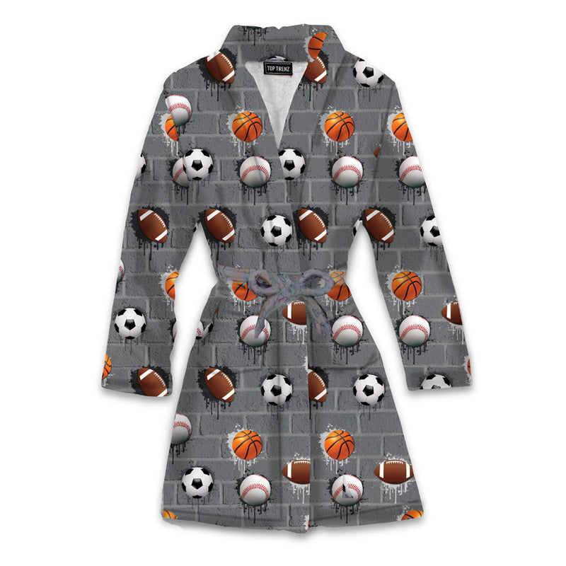 Sports City Fuzzy Robe
