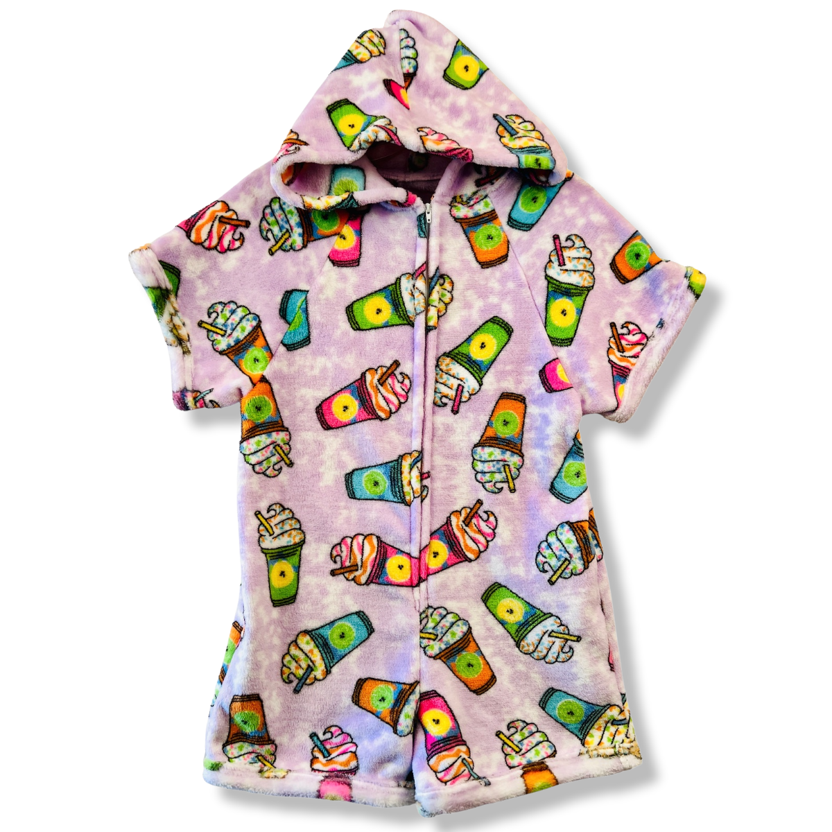 Fun Frapps Fuzzy Romper - Bee Bee Designs