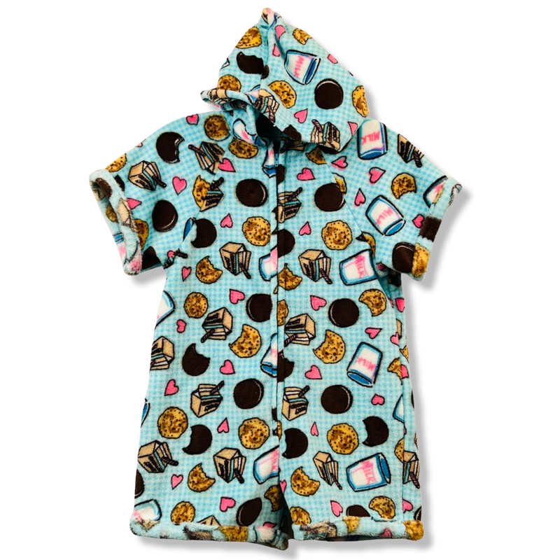 Love Milk n Cookies Fuzzy Romper