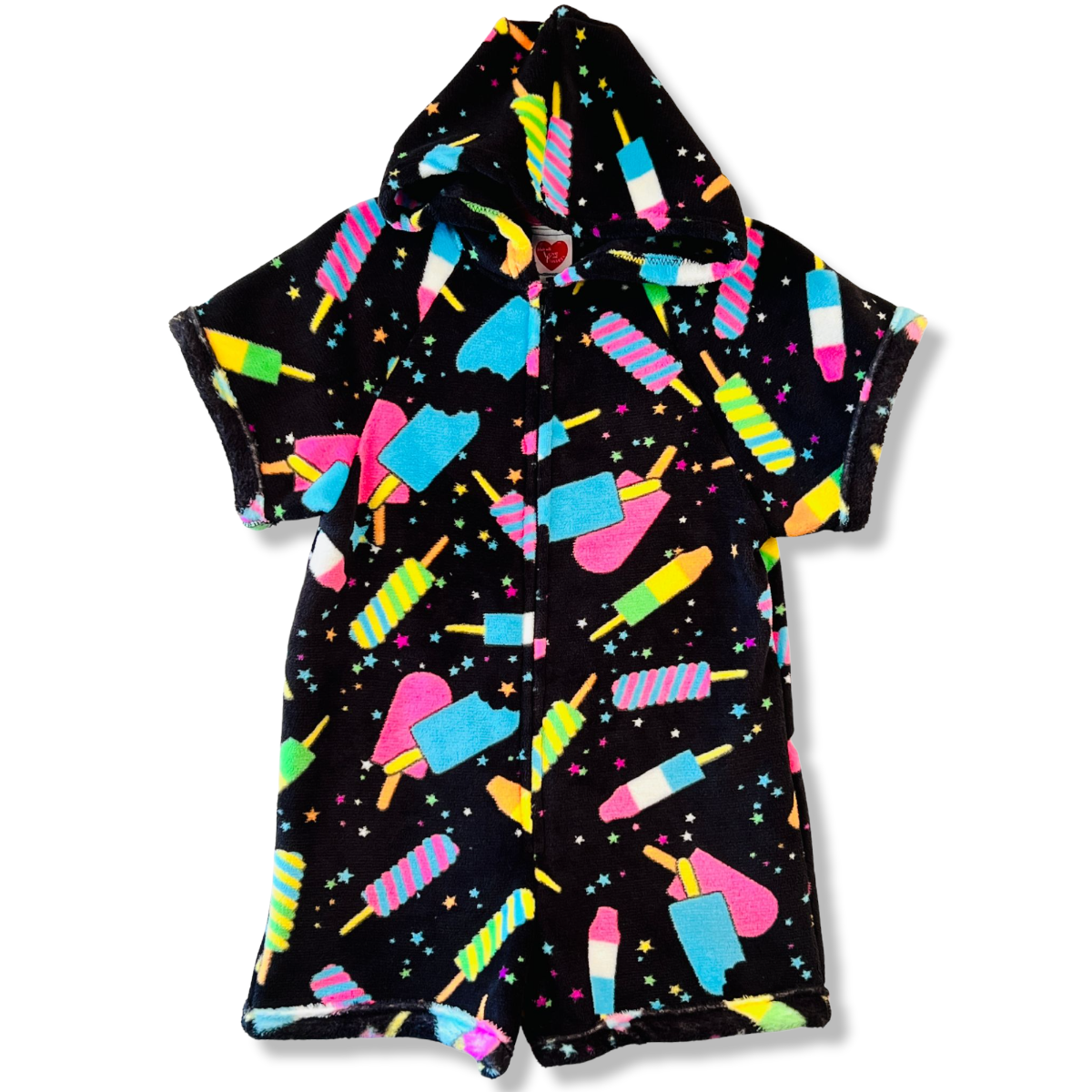 Popsicle Dreams Fuzzy Romper - Bee Bee Designs