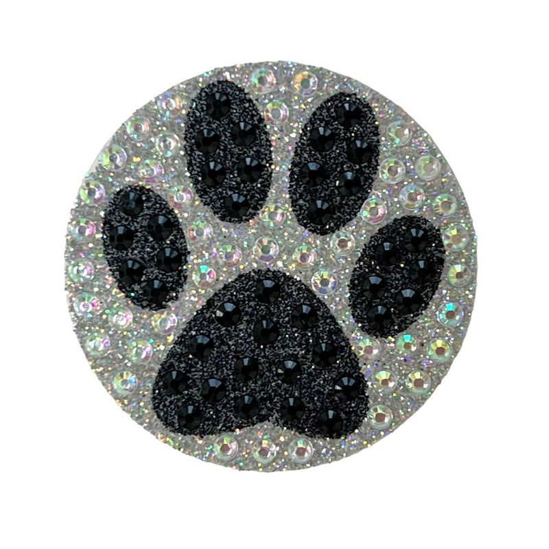 Black Paw Print StickerBean