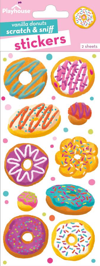 Vanilla Donut Scratch & Sniff Stickers