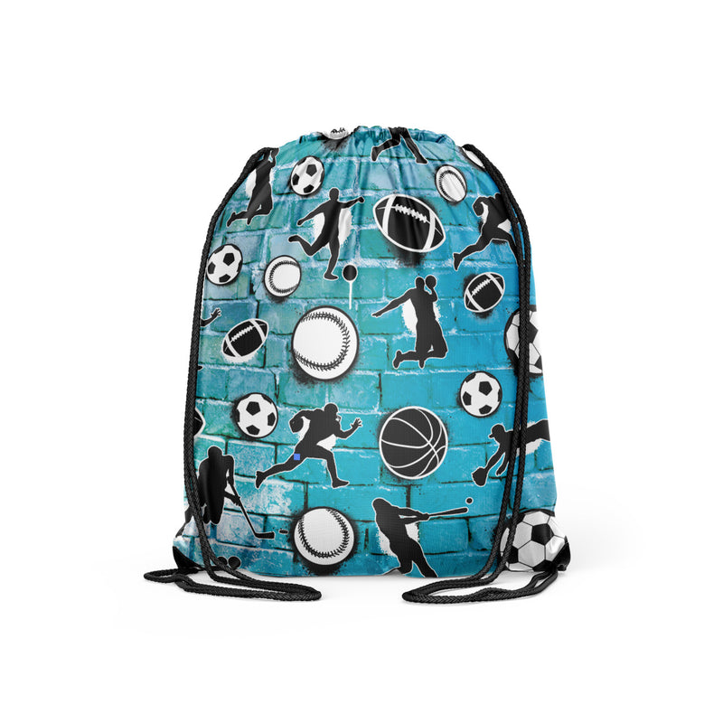 Sports Graffiti Canvas Sling Bag