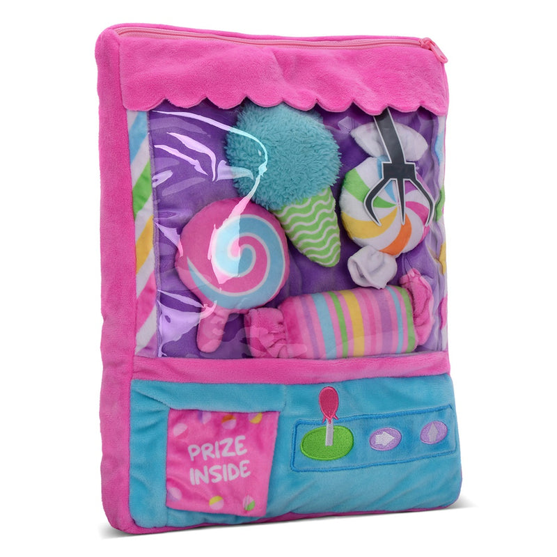 Sweet Surprise Claw Machine Fleece Pillow