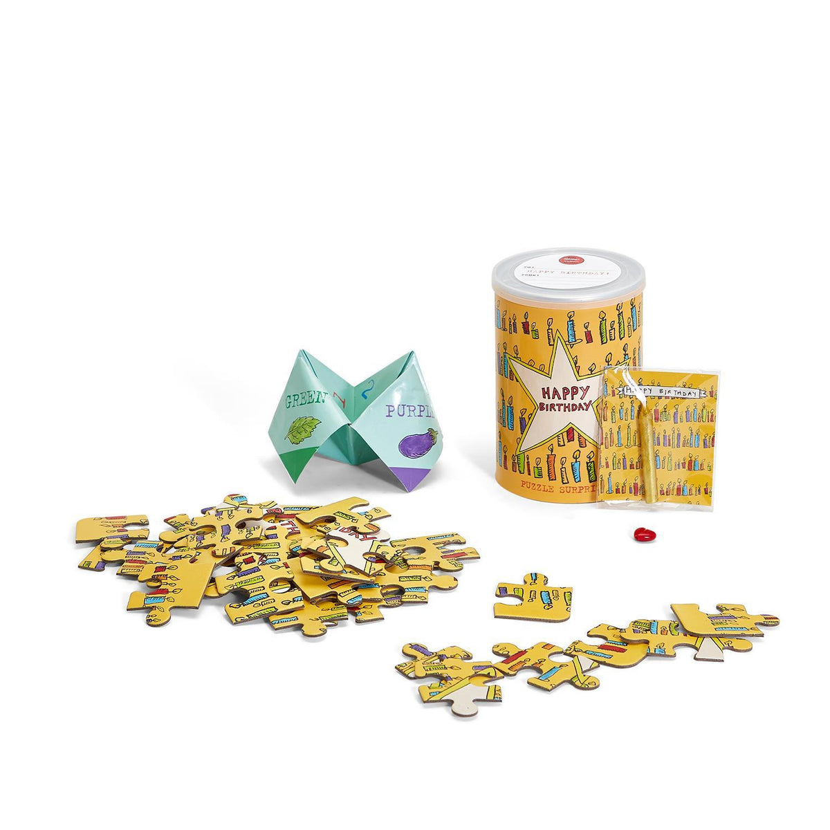 Happy Birthday Puzzle and Fortune Teller - Bee Bee Designs