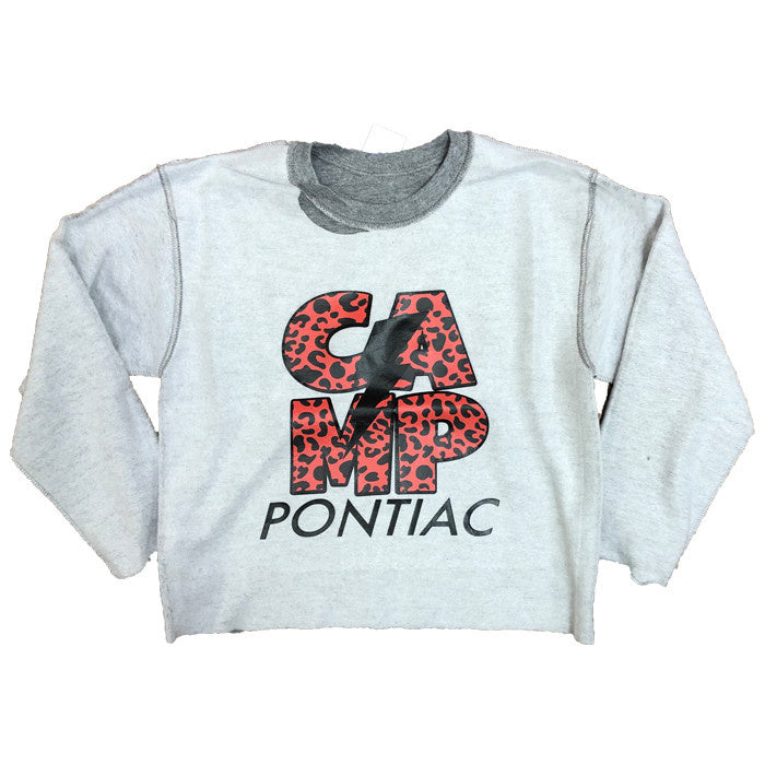 Cropped Torn Inside Out Wild Bolt Sweatshirt