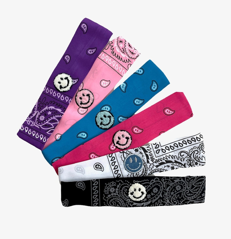 Bandana Smiley Headband