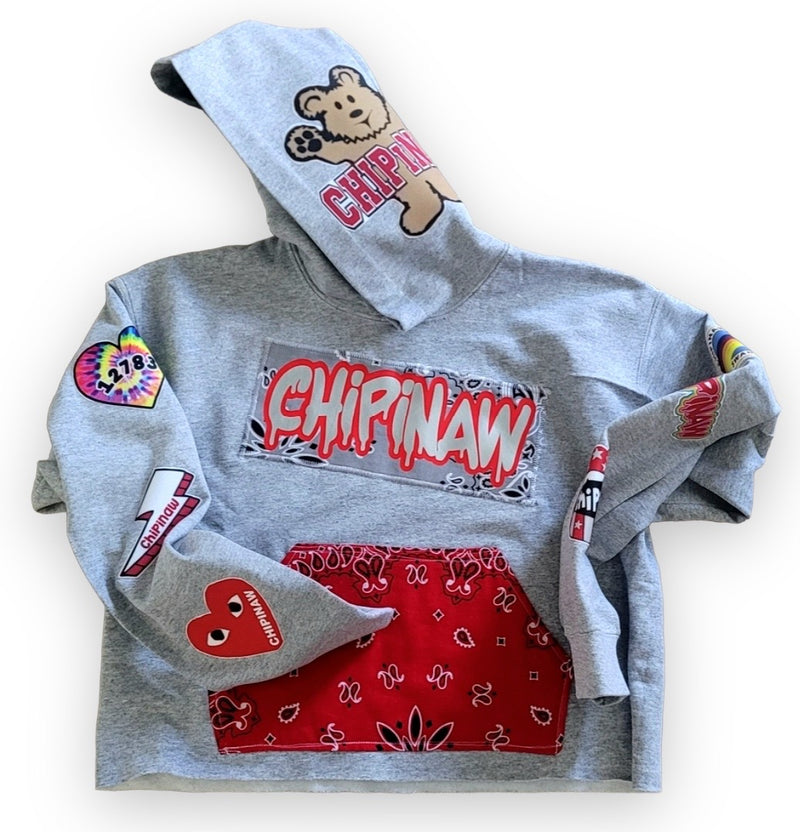 Bandana Patched Hoodie