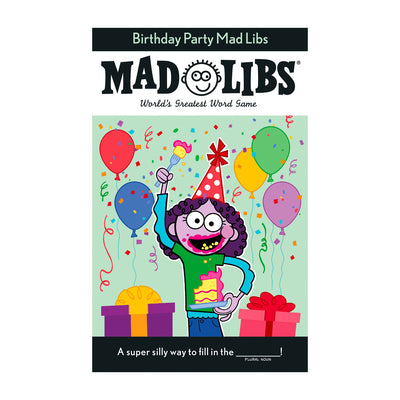 Birthday Party Mad Libs - Bee Bee Designs