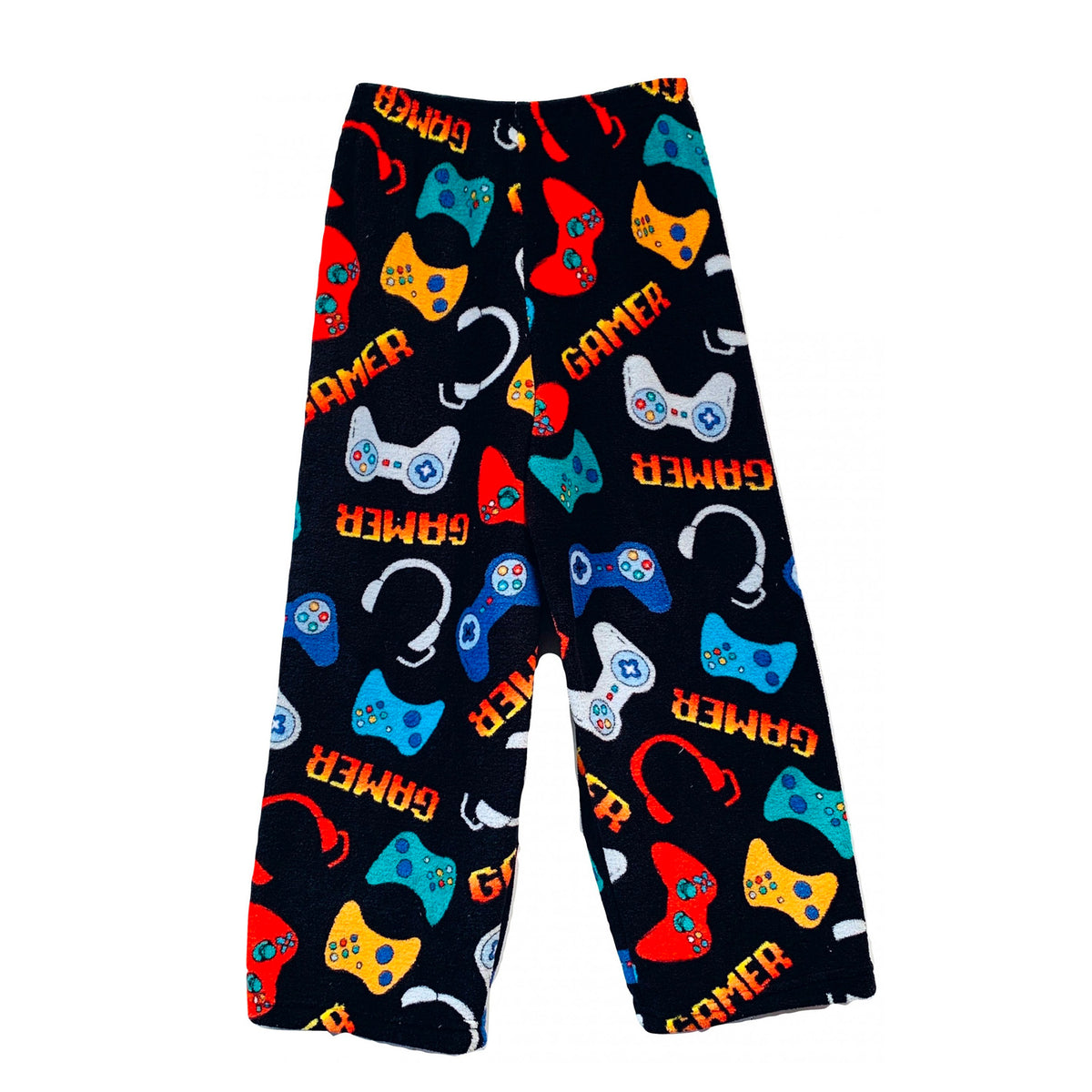 Black Gamers Fuzzy Pants - Bee Bee Designs