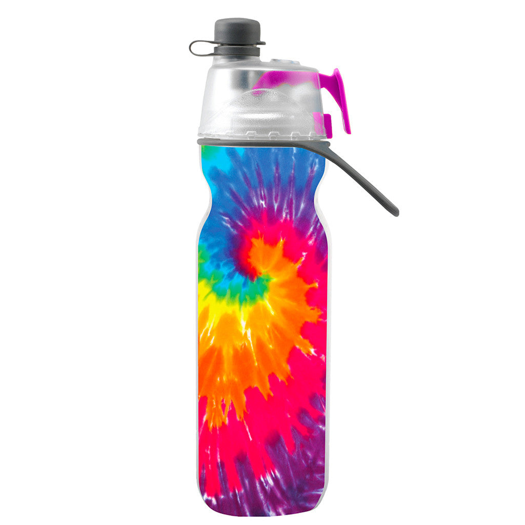 Rainbow Tie Dye Insulated Sip N Mist – insulated, BPA-free, 20 oz.