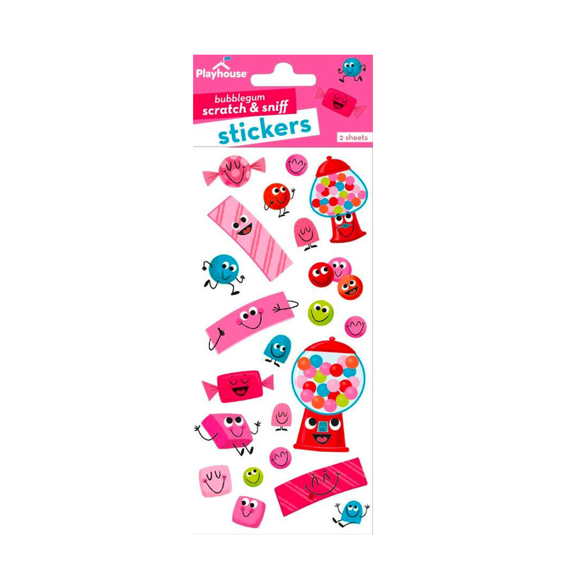 Bubble Gum Scratch & Sniff Stickers