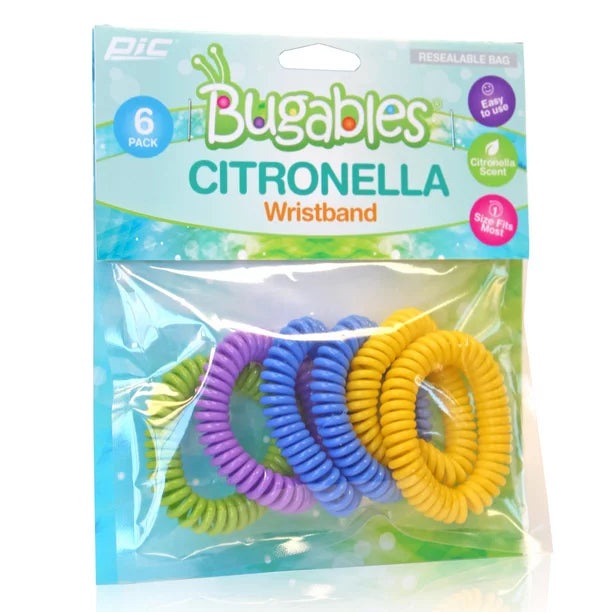 Bugables bug repellent wristband for camping