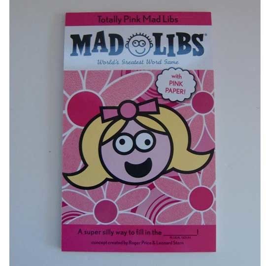 Totally Pink Mad Libs