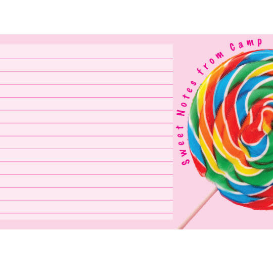 Sweet Notes From Camp Notecard