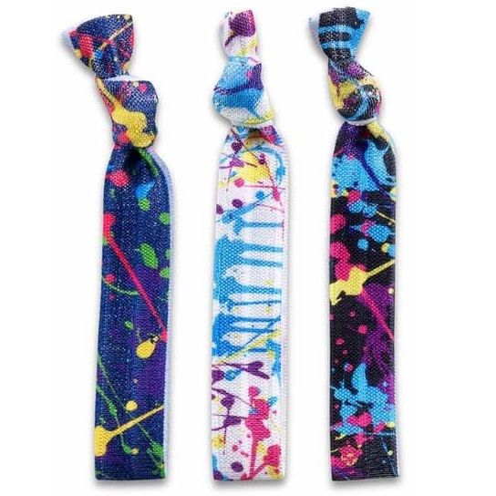 Splatter Paint Pony Holders