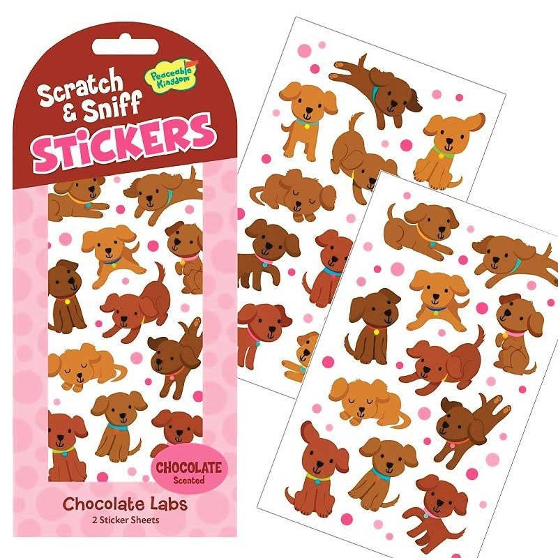 Scratch & Sniff Chocolate Stickers