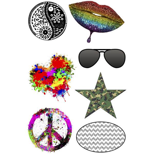 Camo Star Cling Its - Bee Bee Designs