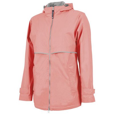 Coral New Englander Rain Jacket