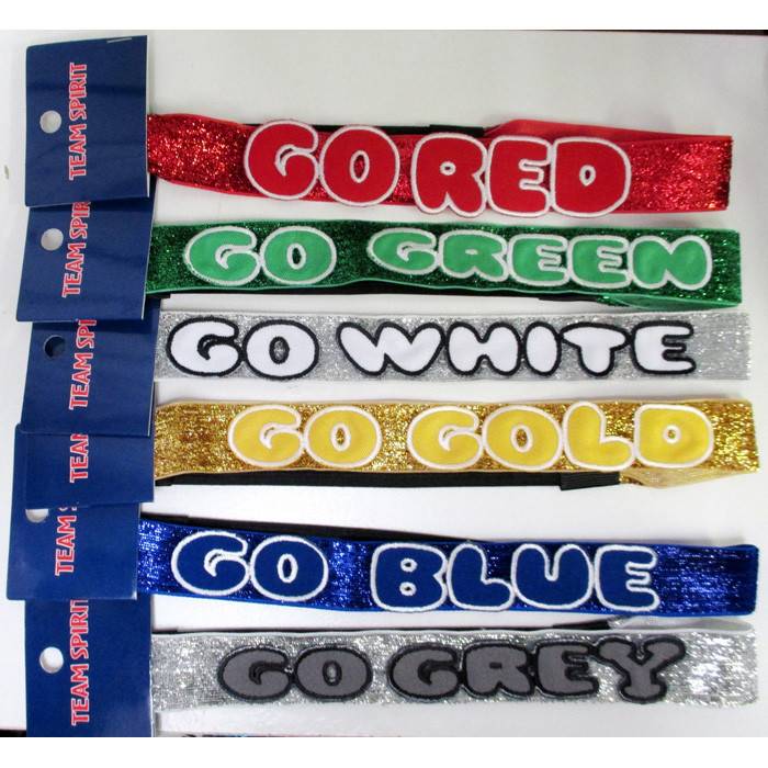 Sparkly Glitter Color War Headband