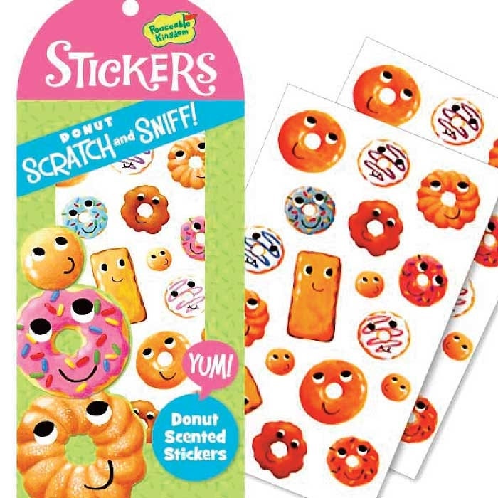 Scratch & Sniff Donut Stickers
