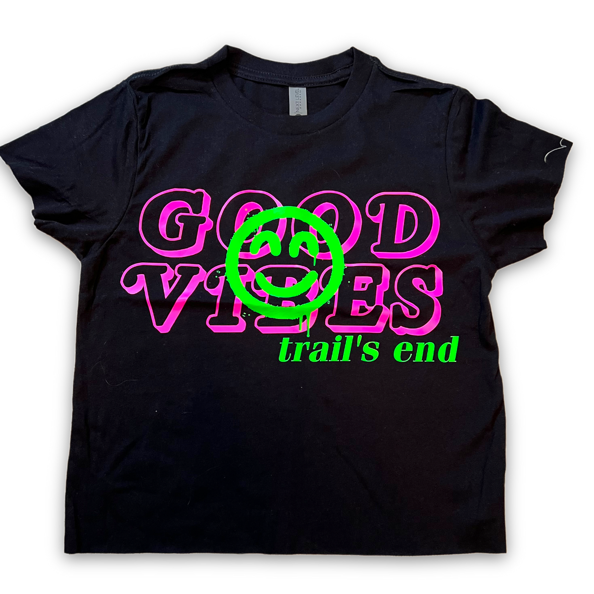 Good Vibes Dripping Smile Camp Shirt - Bee Bee Designs