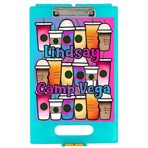 Fraps Clipboard – storage clipboard for writing camp letters at sleepaway or overnight camp by Bee Bee Designs