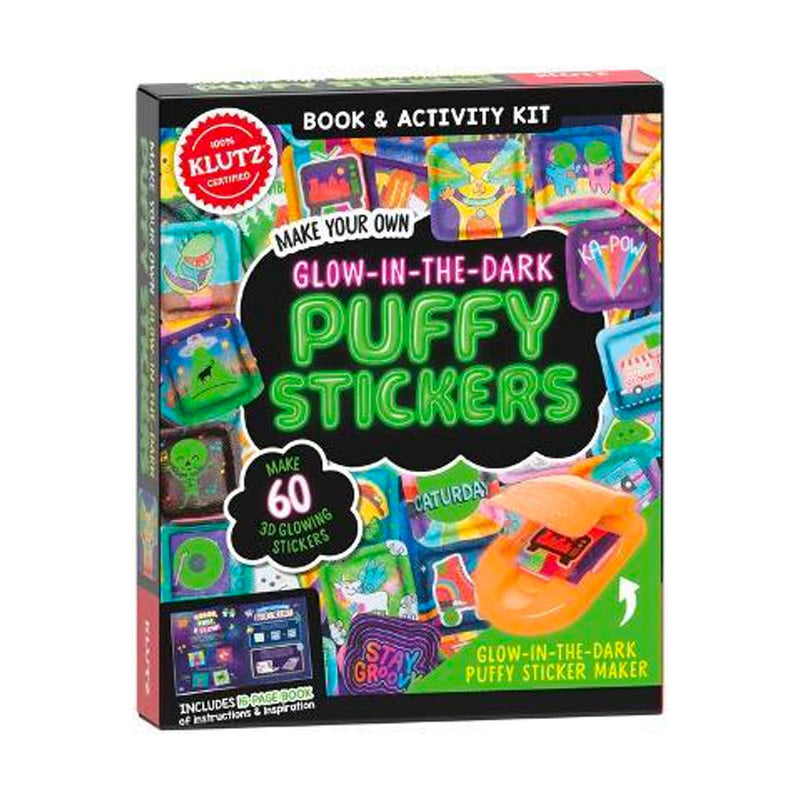 Make Your Own Glow In The Dark Puffy Stickers - Bee Bee Designs