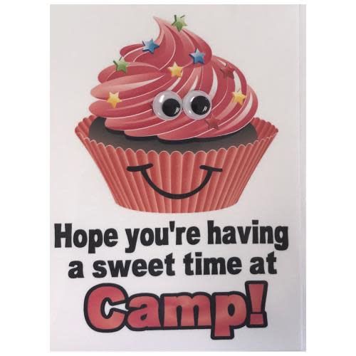 Cupcake Wiggly Eye Card - Bee Bee Designs
