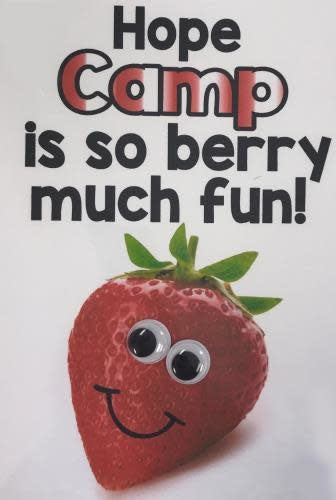 Berry Wiggly Eye Card