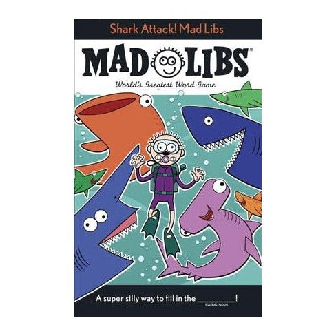 Shark Attack Mad Libs - Bee Bee Designs