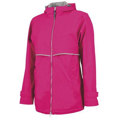 Hot Pink New Englander Rain Jacket