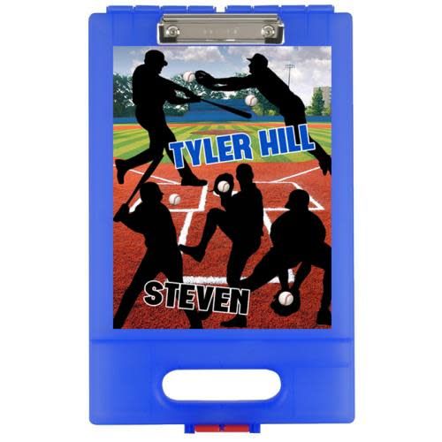 Baseball Silhouette Clipboard – storage clipboard for writing camp letters at sleepaway or overnight camp by Bee Bee Designs