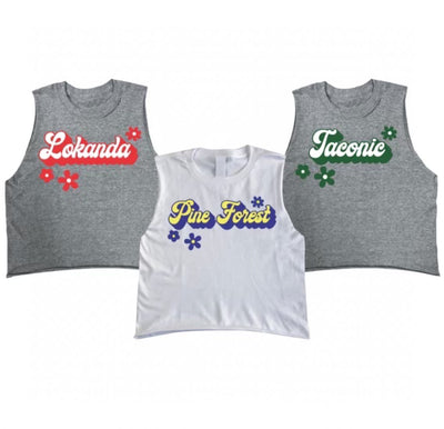 Retro Letters Shadow Shirt
