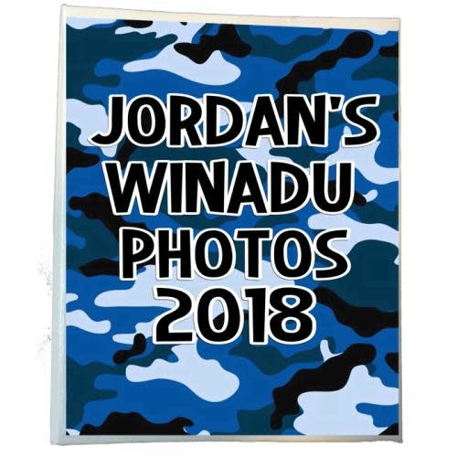 Blue Camo Photo Album