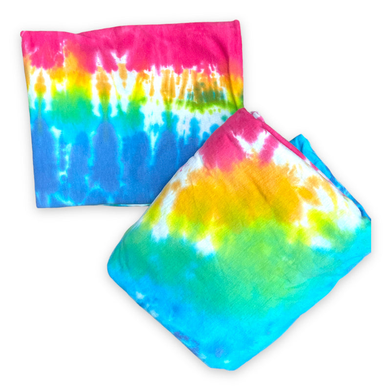 Snow Cone Tie Dye Twin Sheet Set