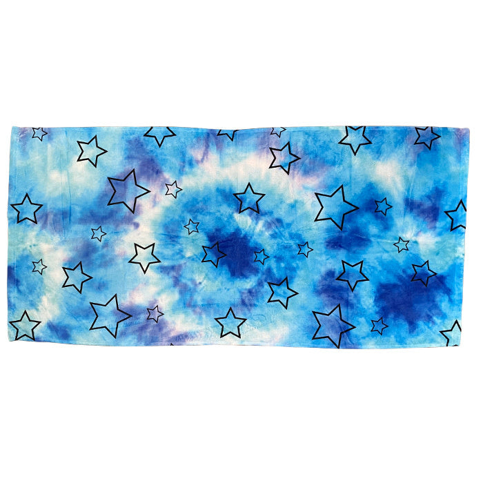 Blue Star Tie Dye Towel